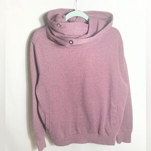 Atmosphere Women’s Mauve Cowl Neck Hoodie Sweatshirt Size 14 Cozy